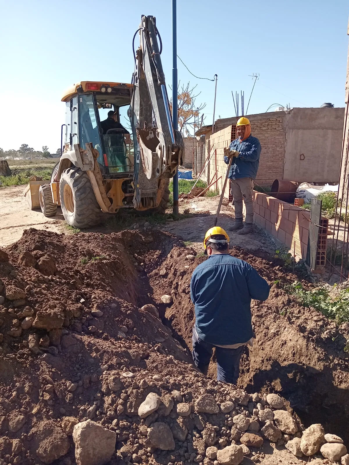 Avanza la extensión de la red de gas en el Barrio María Auxiliadora