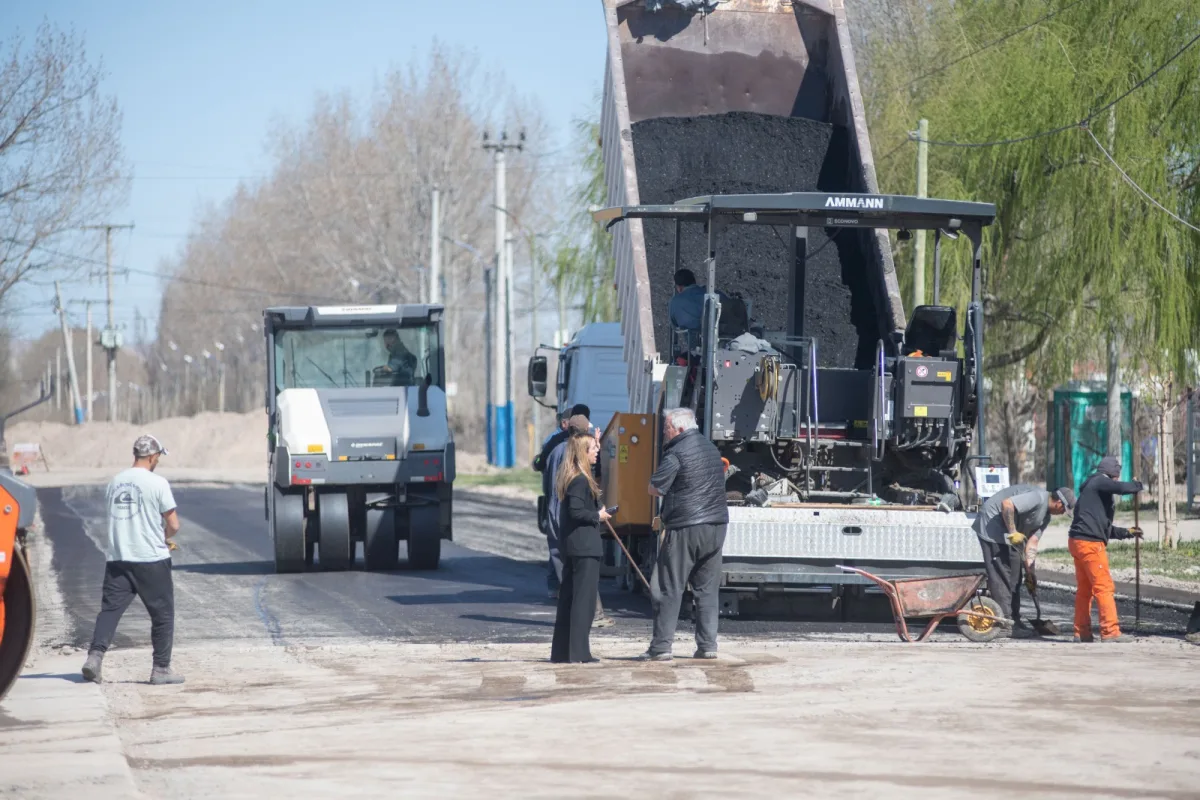 Mejoras en la circulación con la pavimentación de Damas Patricias