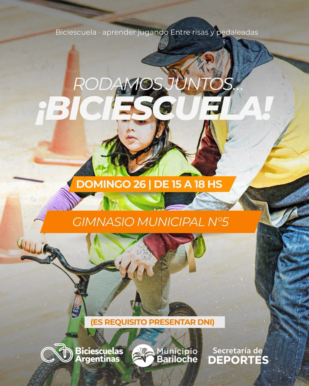 Bariloche lanza la Biciescuela para promover el uso de la bicicleta