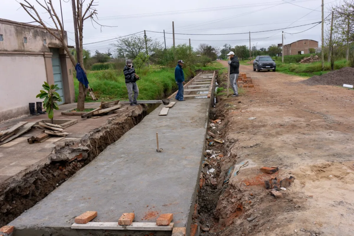 Obras en barrio San Martín mejorarán drenaje y evitarán anegamientos