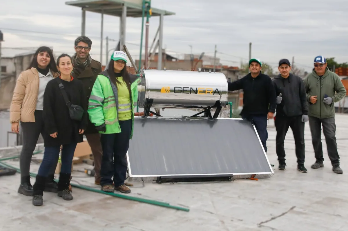 Instalan termotanques solares en clubes de La Matanza