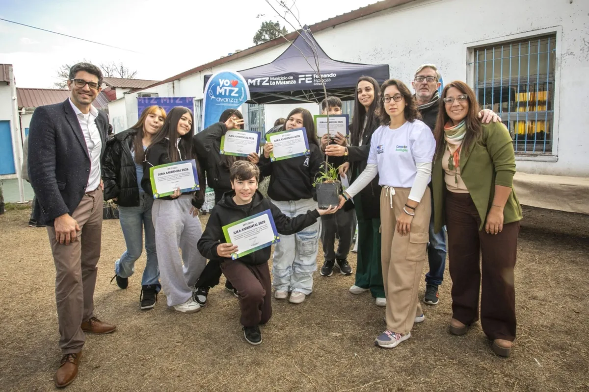 Nuevos viveros en las escuelas de La Matanza impulsan la educación ambiental