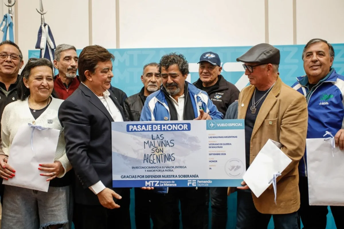 Veteranos de La Matanza viajarán a Malvinas para rendir homenaje