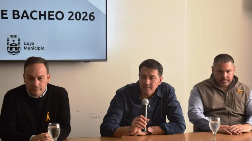 Goya lanzó un plan de bacheo con 120 millones de pesos de inversión