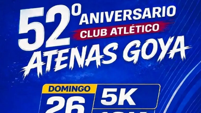 Más de 100 corredores en la corrida del 52° aniversario del Club Atenas