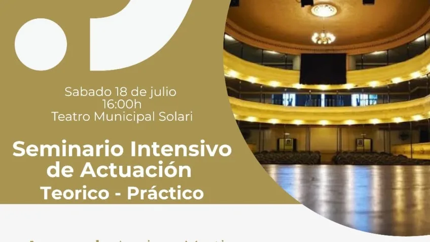 Seminario de actuación en Goya: formación intensiva para jóvenes