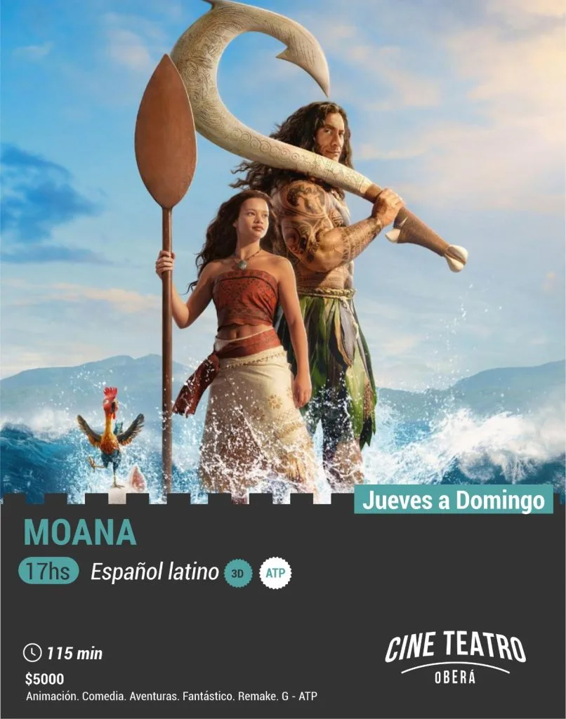 Estrenos en el Cine Teatro Oberá desde el 30 de julio