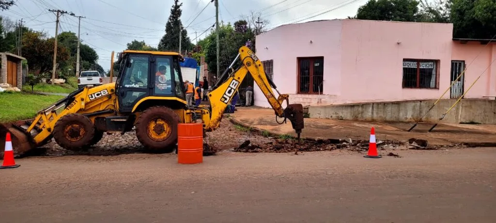 Interrupción del tránsito en calle Mendoza por obras de badén