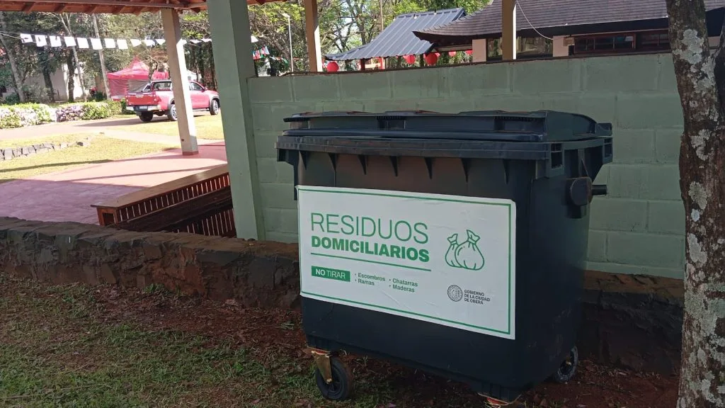Mejoras en la recolección de residuos para la Fiesta Nacional del Inmigrante
