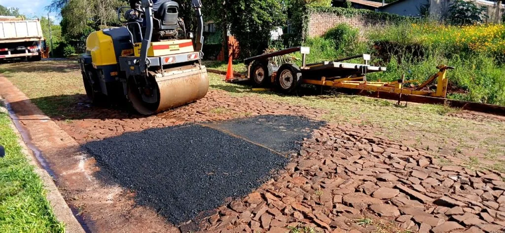 Mejoras viales: finalizó el asfaltado de calle Panamá en Oberá