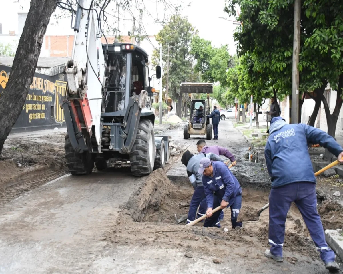 Cierre de calle Olaechea por trabajos de saneamiento en el desagüe