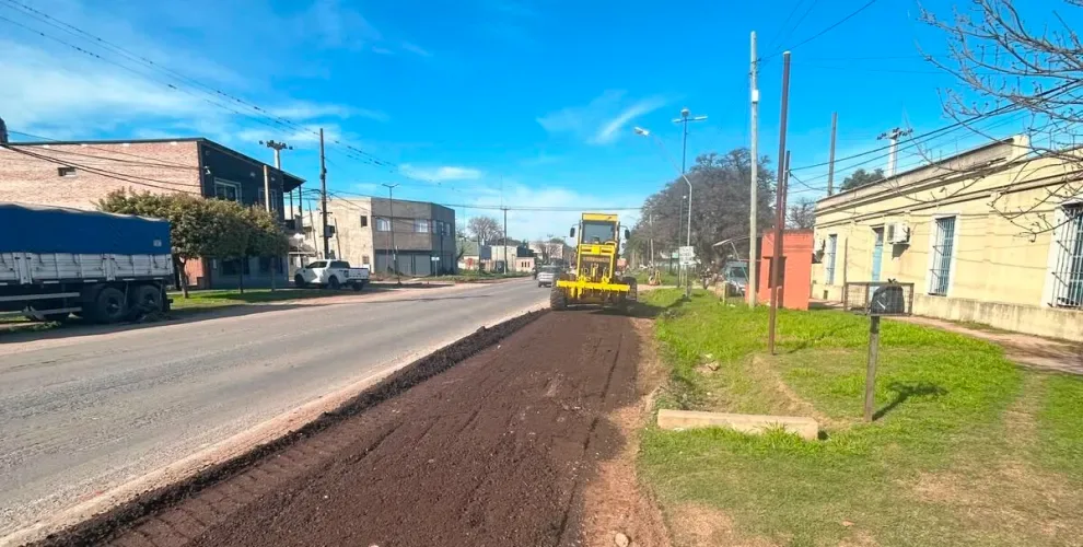 Mejoras en banquinas del sur de Recreo para mayor seguridad vial