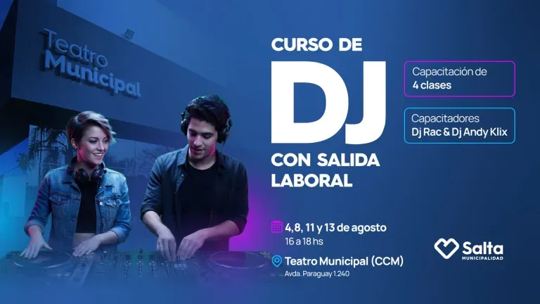 Capacitación para DJs en el Teatro Municipal