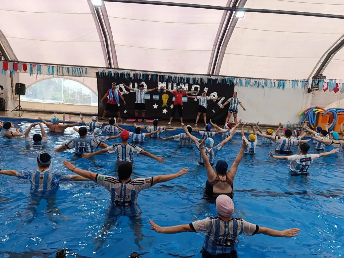 Jornada de Aquagym reunió a la comunidad en Tigre