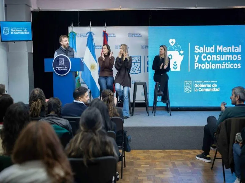 Lomas de Zamora lanzó programa de Salud Mental y Consumos Problemáticos