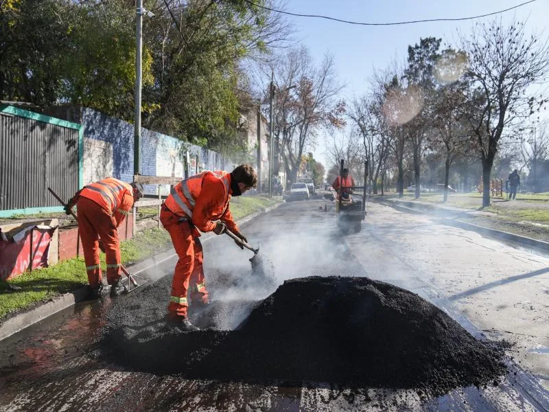 Mejoras viales en Lomas de Zamora: Caaguazú y nuevas obras en marcha