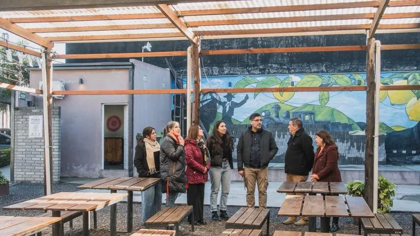 Avances en el Paseo Gastronómico Municipal de Tafí Viejo