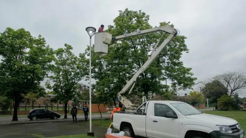 Mejoran la iluminación en Tafí Viejo con tecnología LED