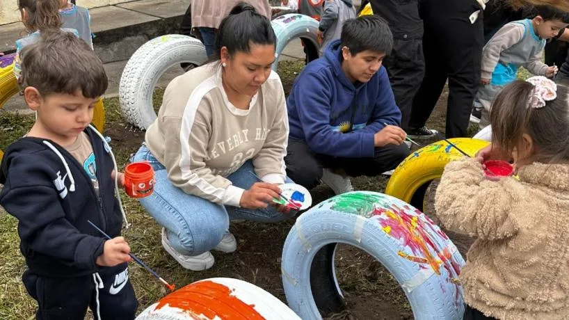 Nuevo patio de juegos en el EPI/CDI San Alberto para los más chicos