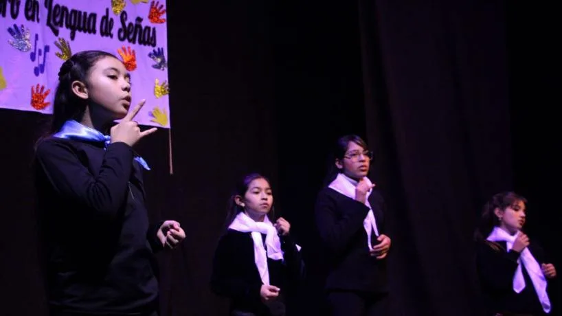 Tafí Viejo celebró 10 años de música y lengua de señas