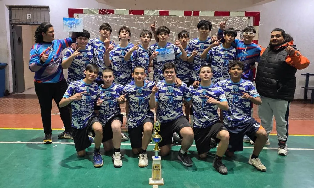 Pocito celebra dos campeonatos en el Torneo Apertura de Handball
