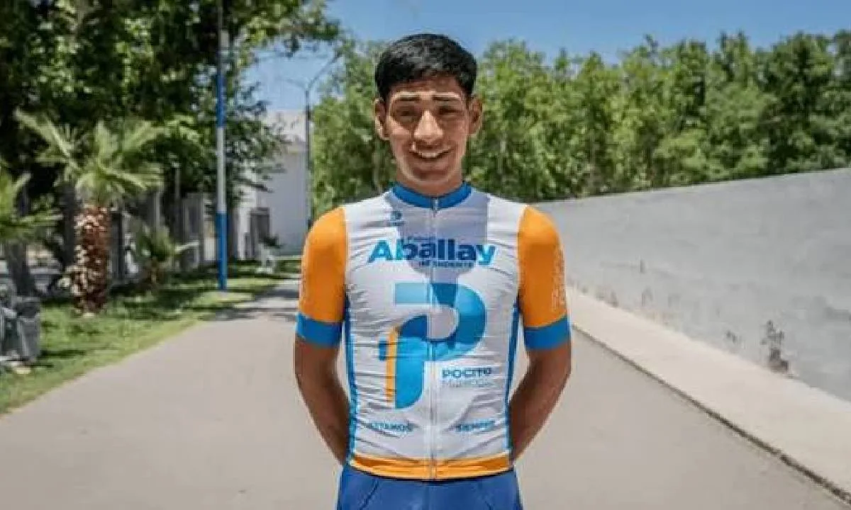Rodrigo Díaz logró un tercer puesto en el Velódromo de Pocito