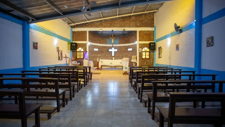 Mejoras en la Capilla Nuestra Señora de Itatí en El Pato