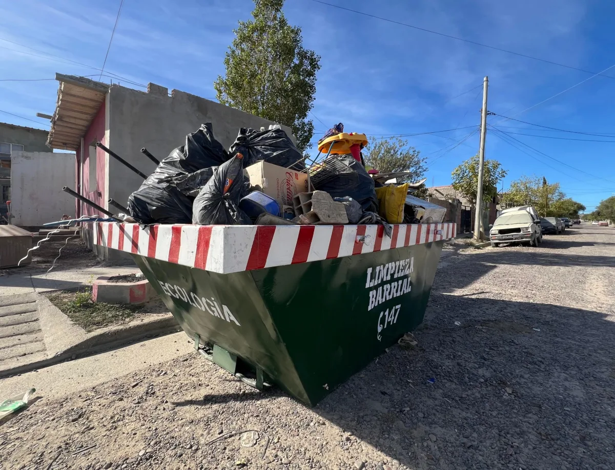 Contenedores para residuos en Quintas El Mirador y Patagonia