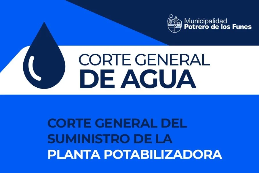 Interrupción del servicio de agua por reparación de caño madre