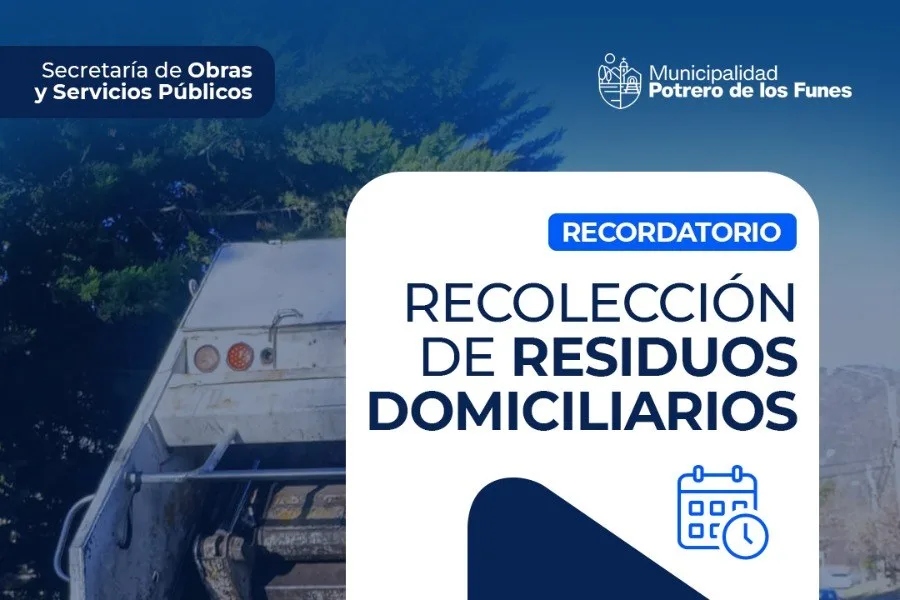 Recolección de residuos en Potrero: horarios y recomendaciones