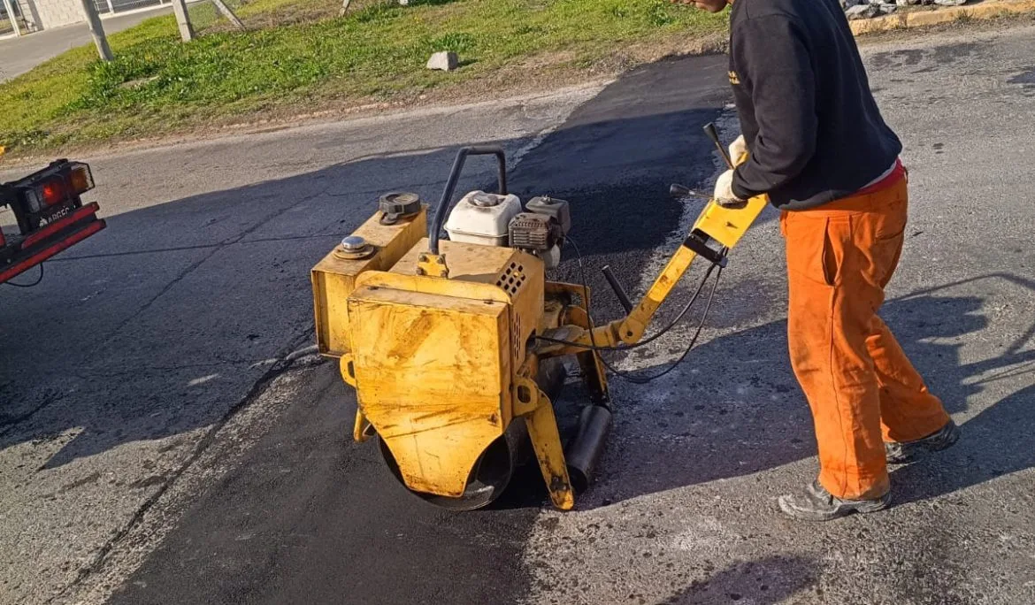 Mejoras viales en El Jagüel con nuevas obras de bacheo