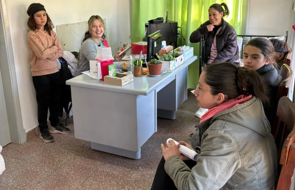 Controles de salud para escolares en Ramón Santamarina