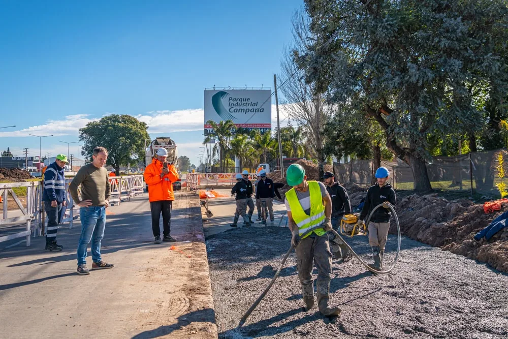 Nuevo acceso al Parque Industrial promete más empleo en Campana