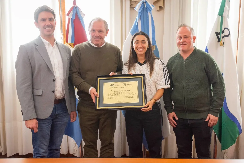 Victoria Miranda, campeona del mundo, recibió homenaje en Río Cuarto