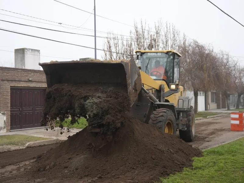 Avanza la pavimentación en barrio Parque Norte con el Plan 500 Cuadras
