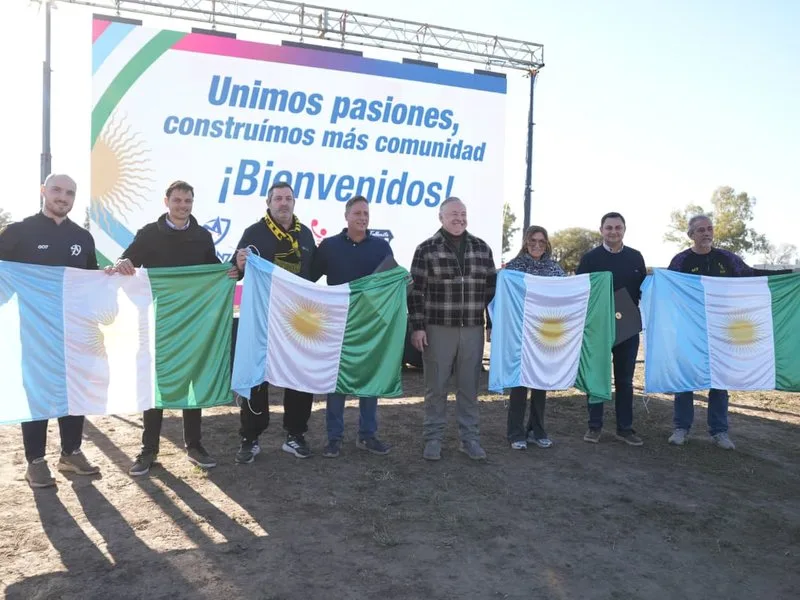 Nuevo espacio deportivo en barrio Las Acacias para cuatro clubes