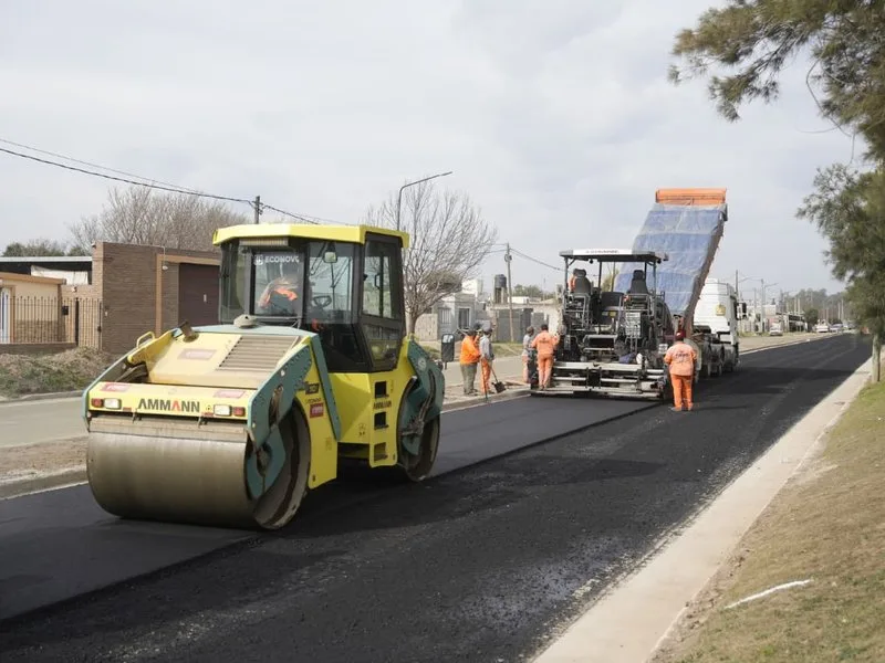 Obras de pavimentación avanzan en Villa María por el Plan 500 Cuadras