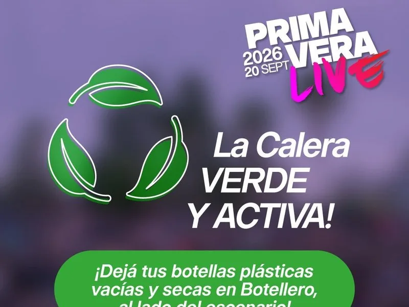 Recolección de botellas plásticas en Primavera Live para ladrillos ecológicos