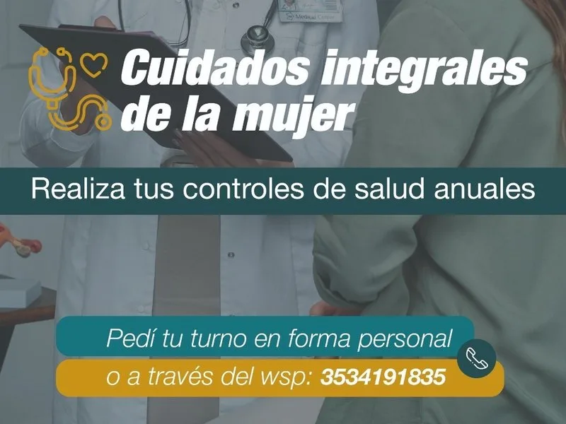 Servicios de salud para mujeres en la Asistencia Pública de Villa María