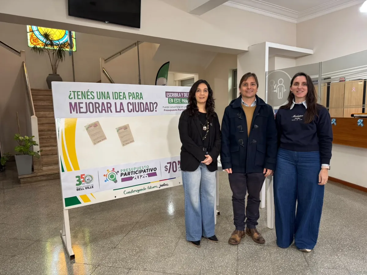 Abrieron el Presupuesto Participativo 2026 en Bell Ville