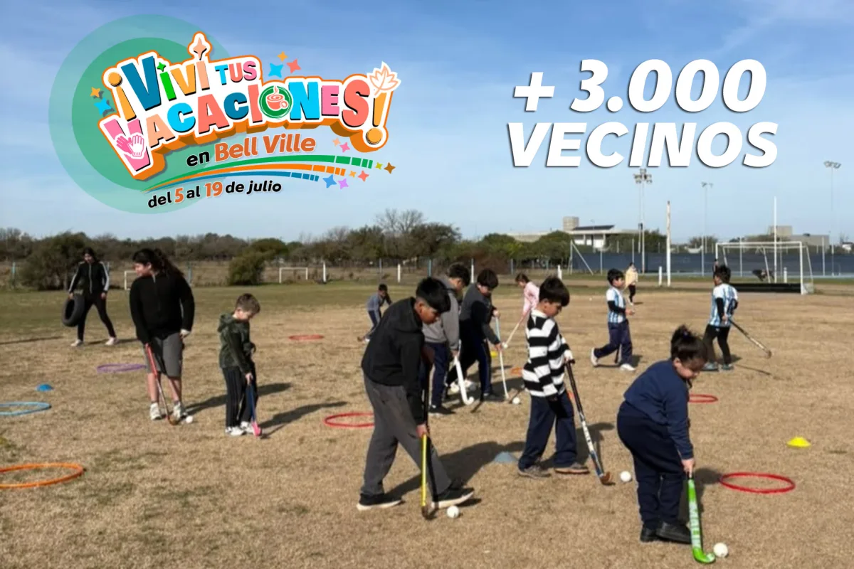 Actividades recreativas en Bell Ville atrajeron a miles de vecinos