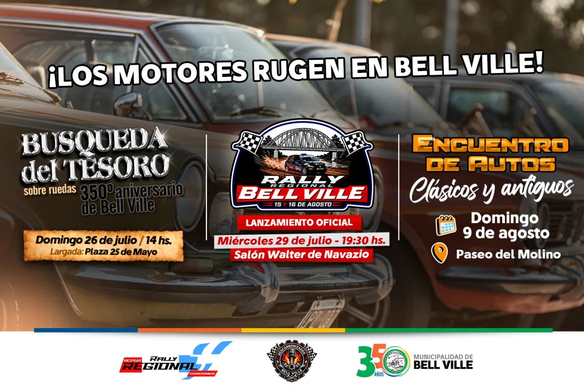 Bell Ville se prepara para tres grandes eventos automovilísticos