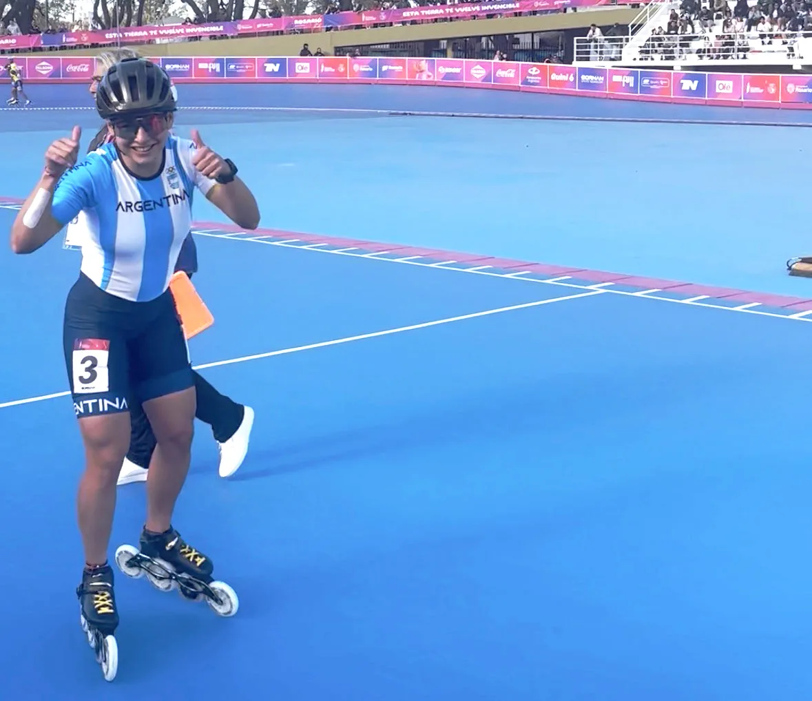 Naiara Sagasti logró el bronce en patinaje en los Juegos Suramericanos