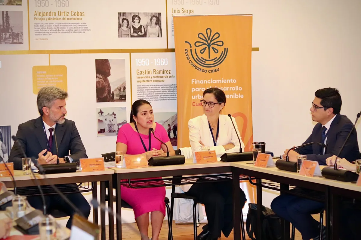 Mendoza participa en Congreso de CIDEU para financiar desarrollo urbano