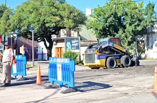 Interrupciones en el tránsito por obras viales en Gualeguaychú