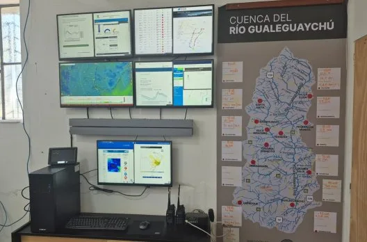 Nuevo centro de monitoreo hidrometeorológico en Gualeguaychú