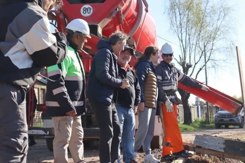 Mejoras en el escurrimiento de agua en Marcos Paz con nueva obra