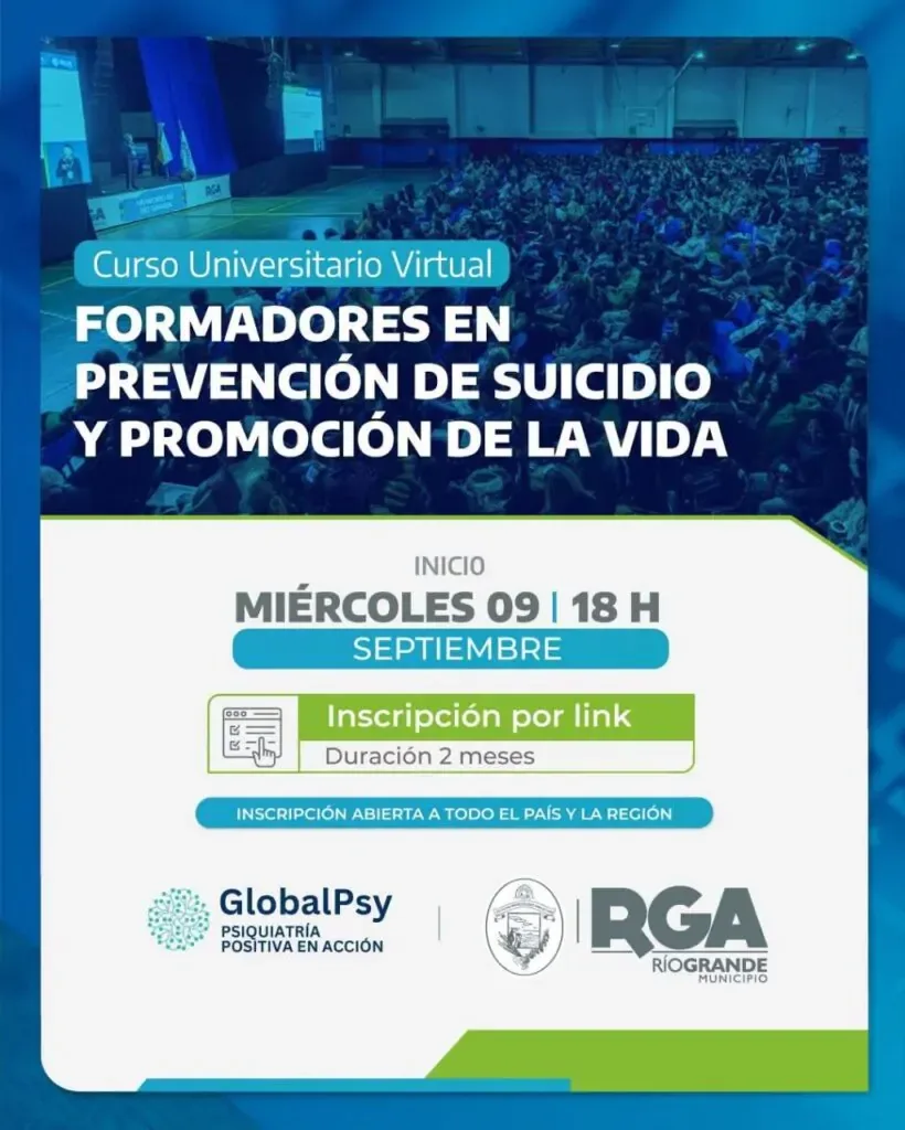 Curso Virtual en Prevención del Suicidio Comienza el 9 de Septiembre