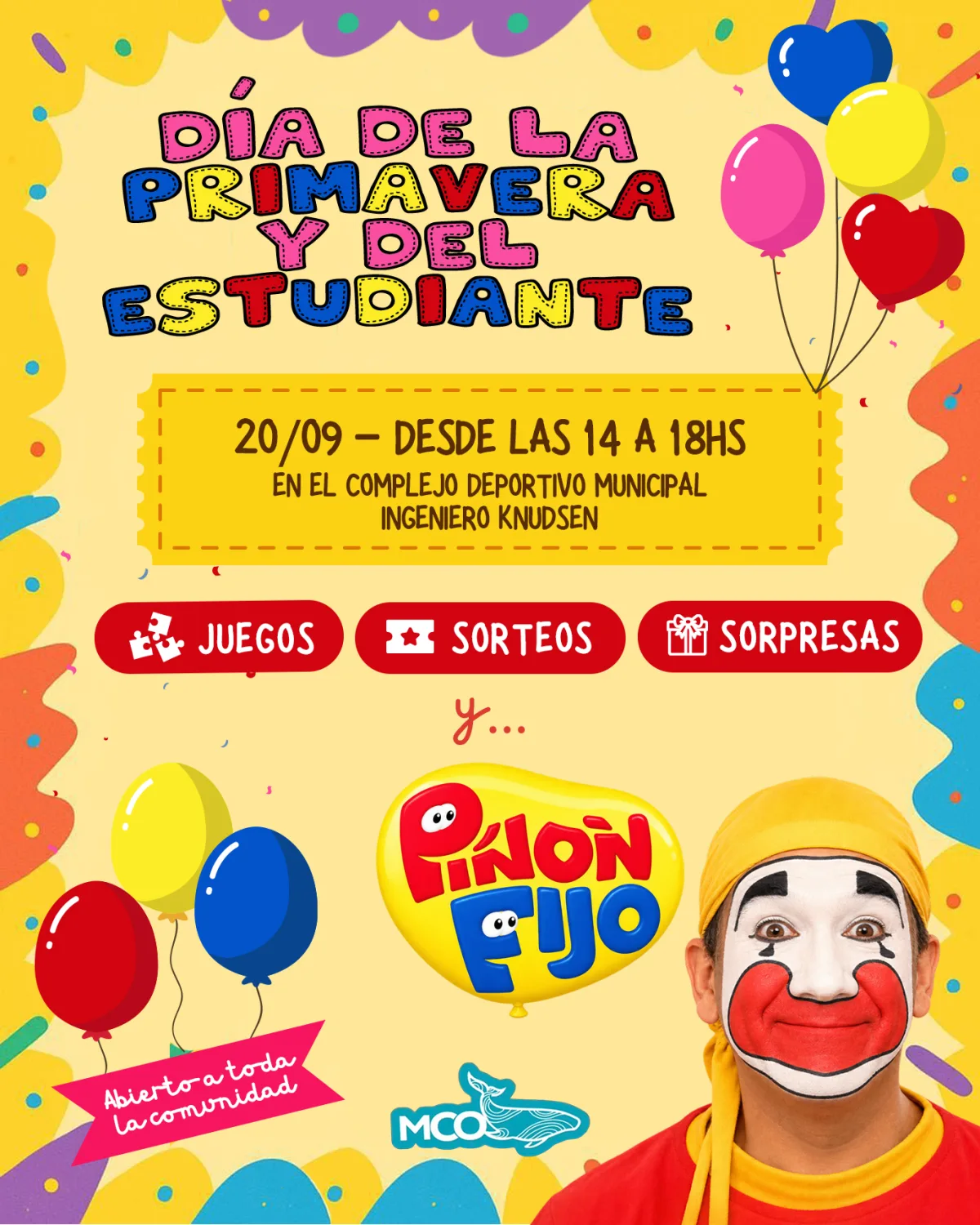 Gran festejo por el Día del Estudiante en Caleta Olivia